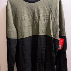 True Religion color block Long Sleeve Tee
